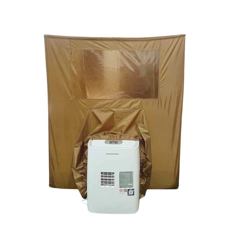 WIMAN Cooling Tent - มุ้งแอร์เก็บความเย็น วิมานแอร์ สีน้ำตาล 4 ฟุต และ 5 ฟุต