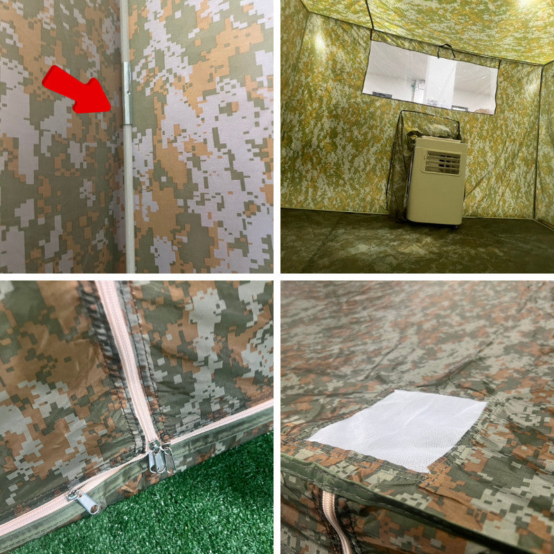 Cooling Tent - มุ้งแอร์เก็บความเย็น วิมานแอร์ สีลายพราง