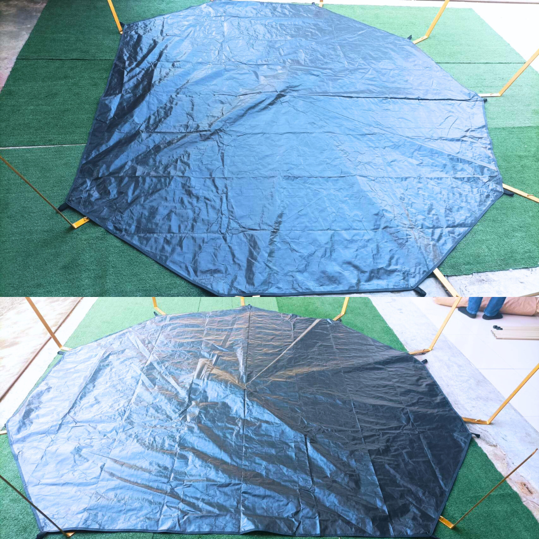 PE Cloth Tent Pad Ground sheet  bell tent ทรงกลม เเผ่นรองพื้นกลางแจ้งเต็นท์แคมปิ้ง ผ้าเสื่อ ปิกนิก เบาะรองกลางเเจ้ง ผ้าPE