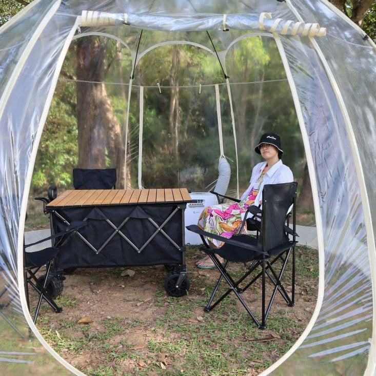 New เต็นท์ใส รุ่น See Through Cooling Tent ติดแอร์ 3000 btu Bubble Tent มาตรฐาน มอก. วิมานแอร์ ขนาดเต็นท์ 3m x 3m