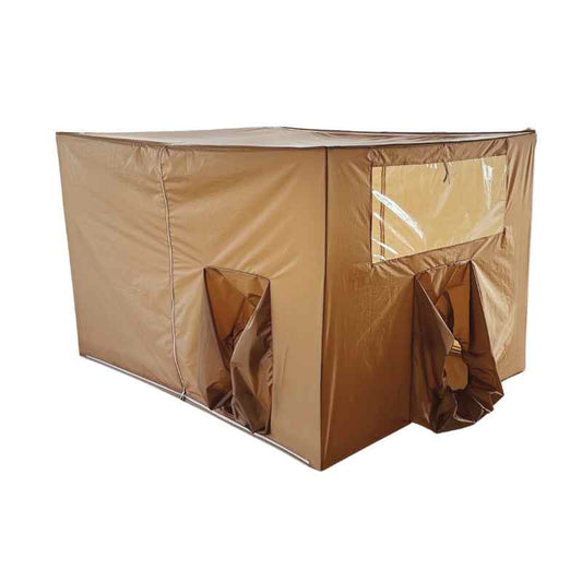 WIMAN Cooling Tent - มุ้งแอร์เก็บความเย็น วิมานแอร์ สีน้ำตาล 4 ฟุต และ 5 ฟุต