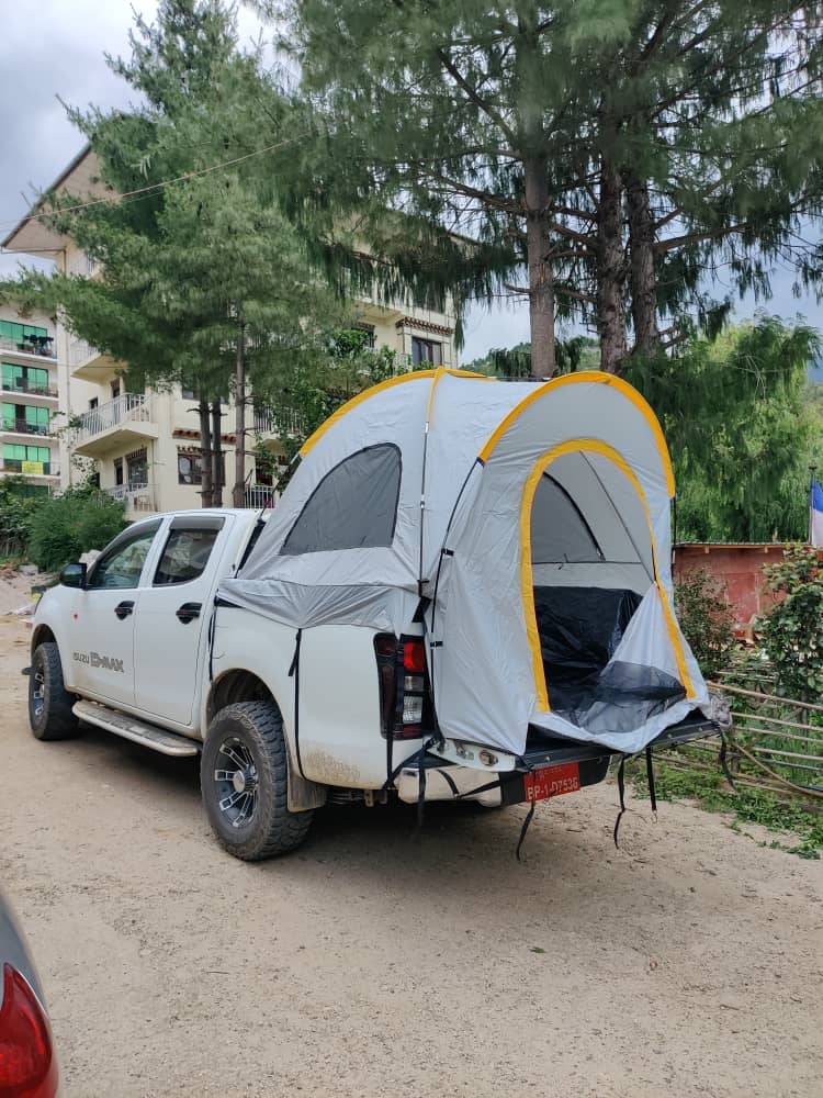 เต็นท์กางบนรถ Pickup Car Tent เต็นท์ หลังคา รถ วางท้ายรถกระบะ ใช้งานอเนกประสงค์ กันแดด กันฝน