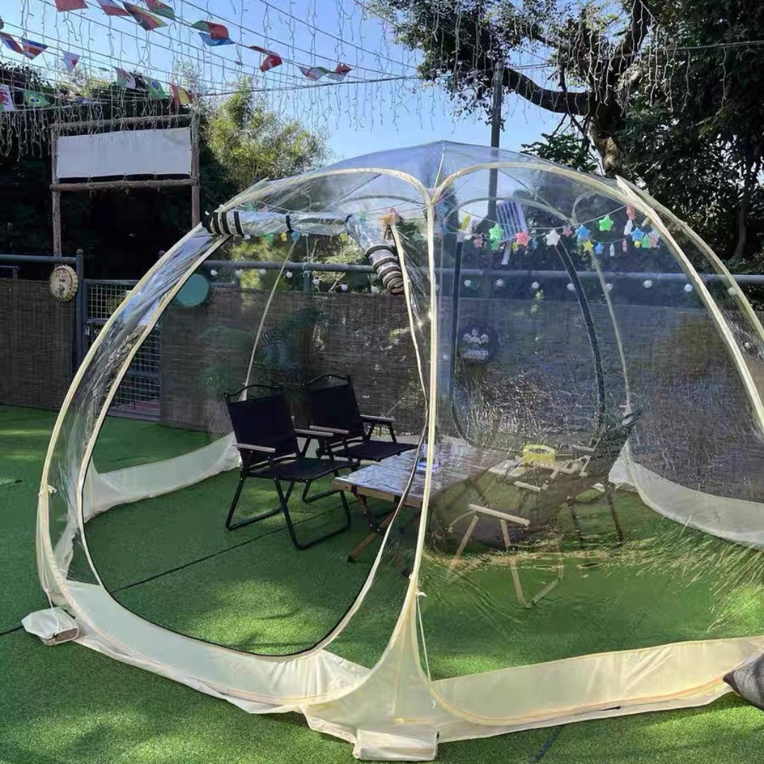 New เต็นท์ใส รุ่น See Through Cooling Tent ติดแอร์ Bubble Tent มาตรฐาน มอก. วิมานแอร์ ขนาดเต็นท์ 3.5m x 3.5m